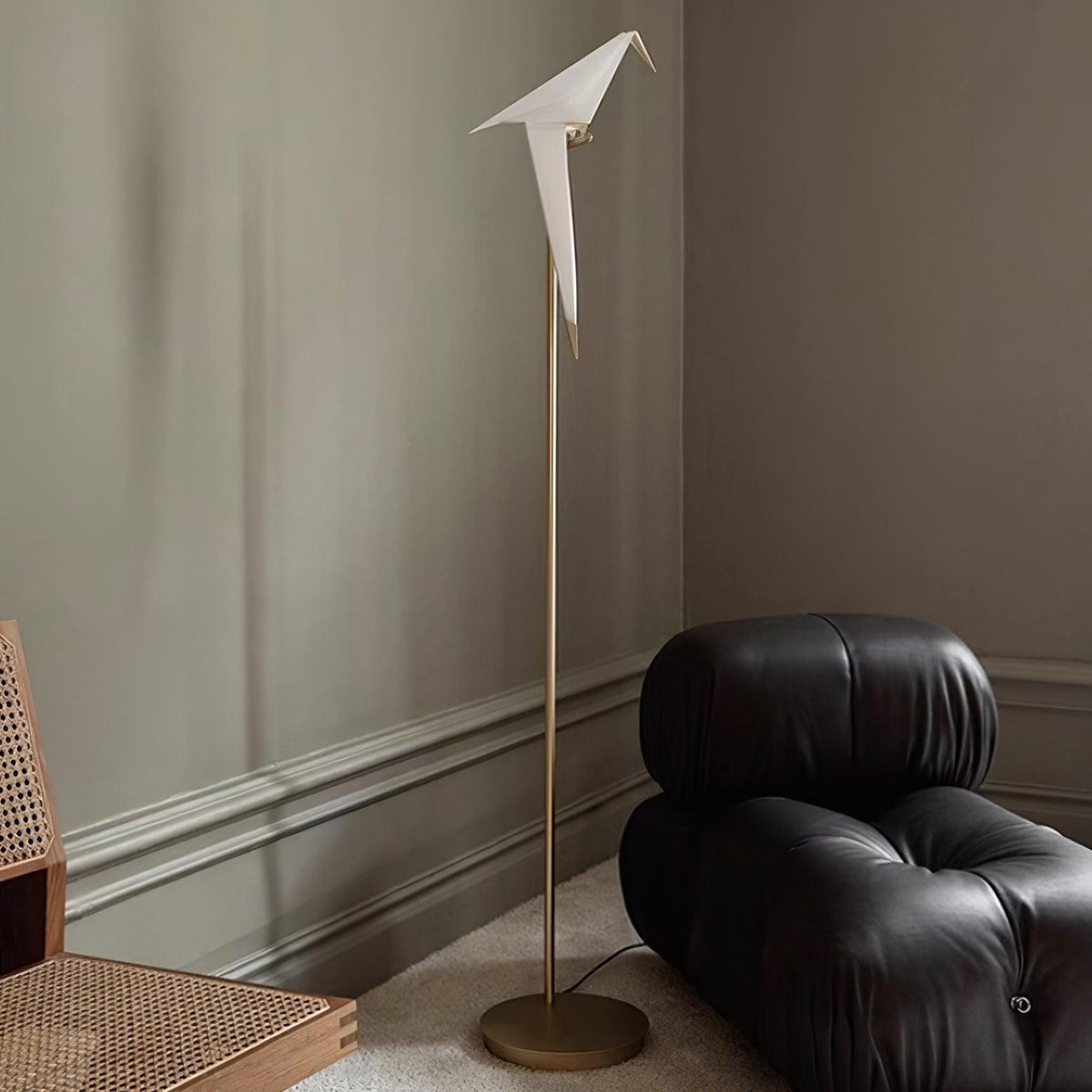Paper Crane Floor Lamp