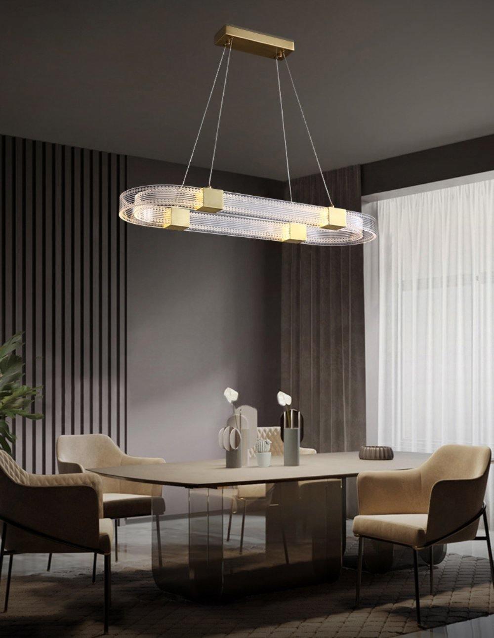 Parallel Ring Led Chandelier