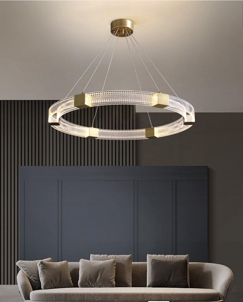 Parallel Ring Led Chandelier