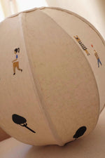 Park Embroidered Textile Pendant Lamp