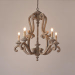 Parrotuncle Wooden Candle Chandelier