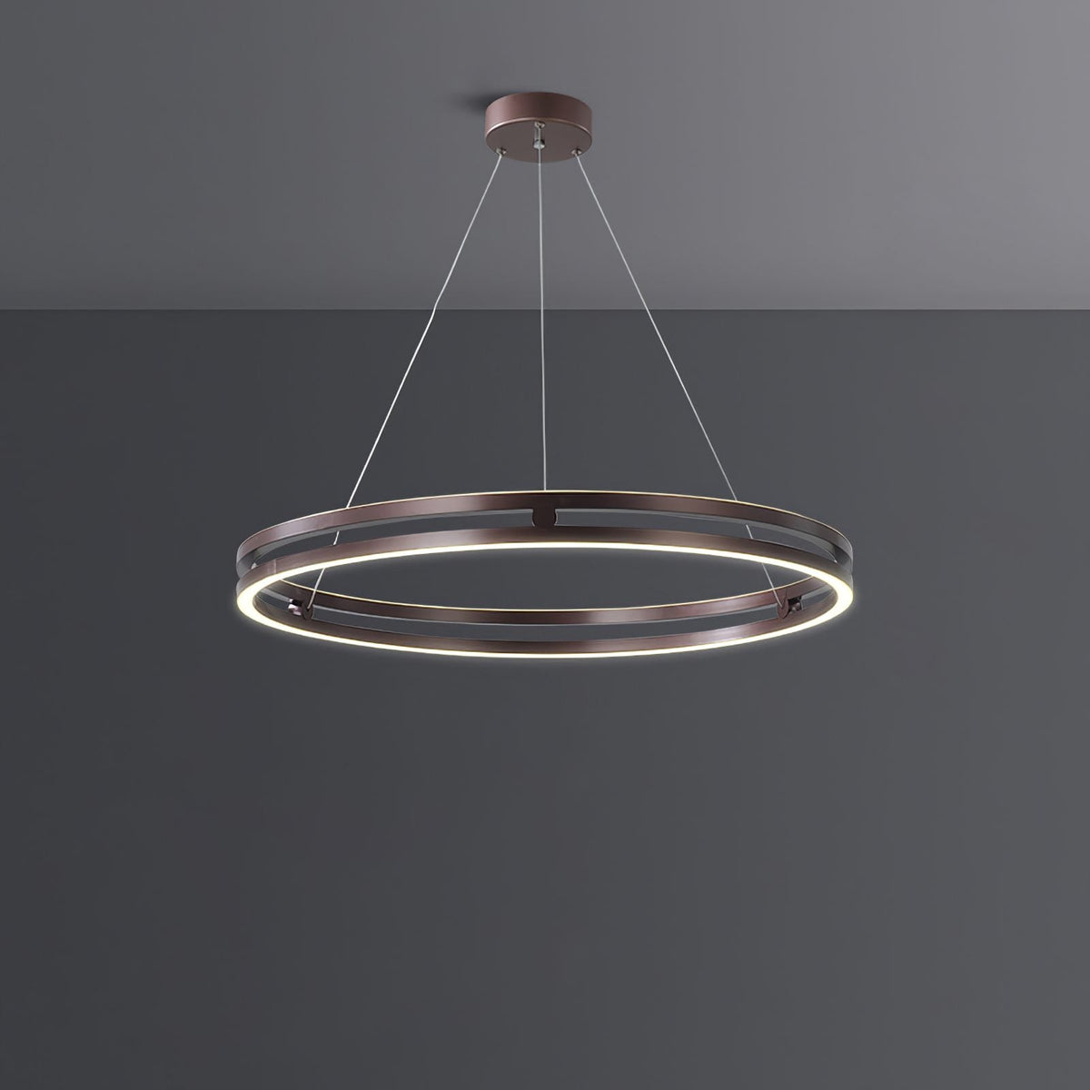 Partners Double Wheel Chandelier
