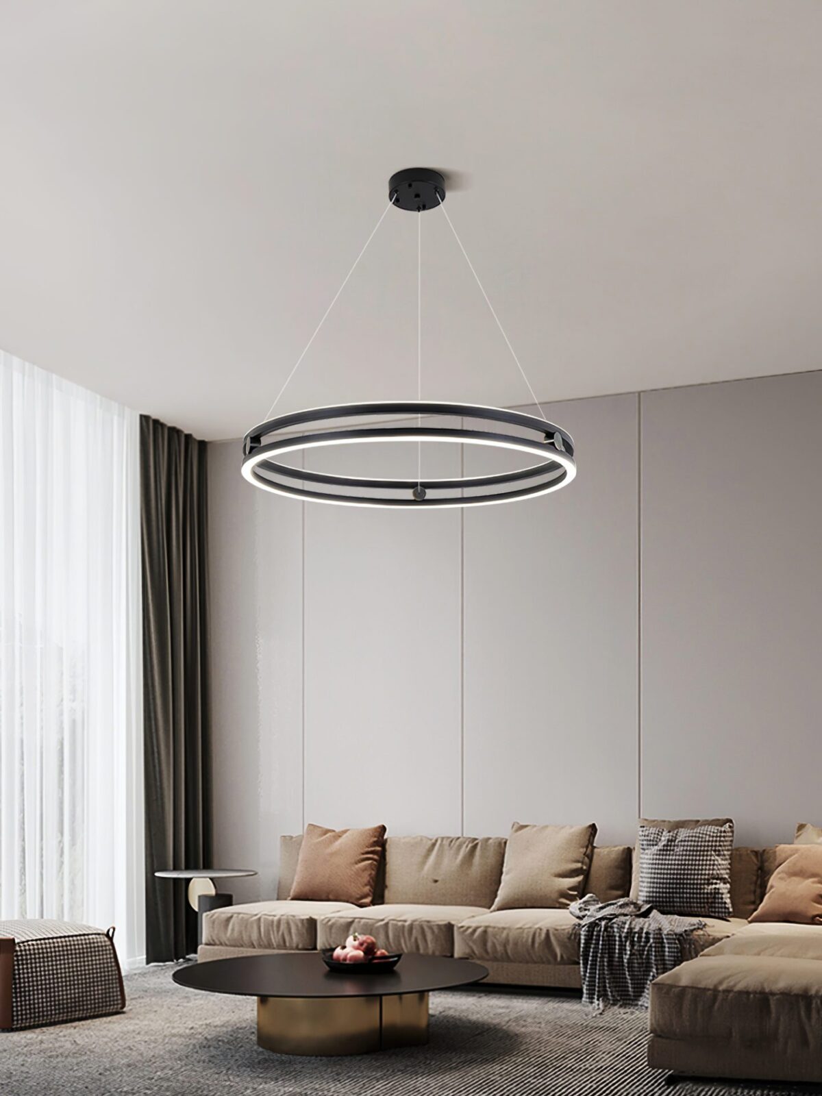Partners Double Wheel Chandelier