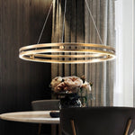 Partners Double Wheel Chandelier