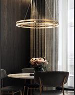 Partners Double Wheel Chandelier
