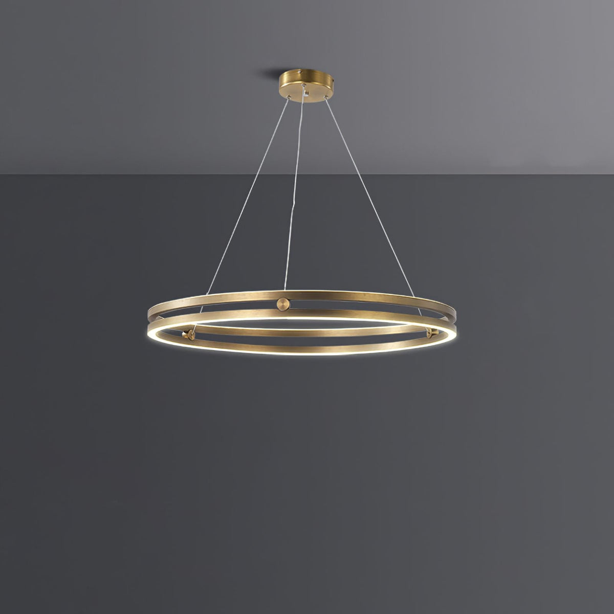 Partners Double Wheel Chandelier