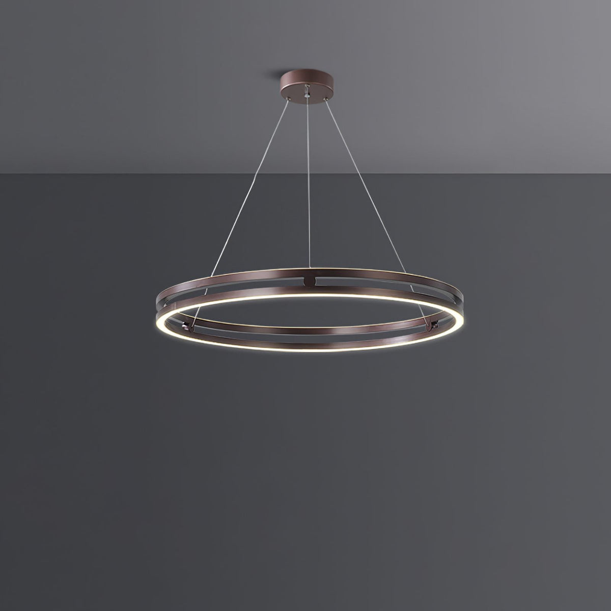 Partners Double Wheel Chandelier