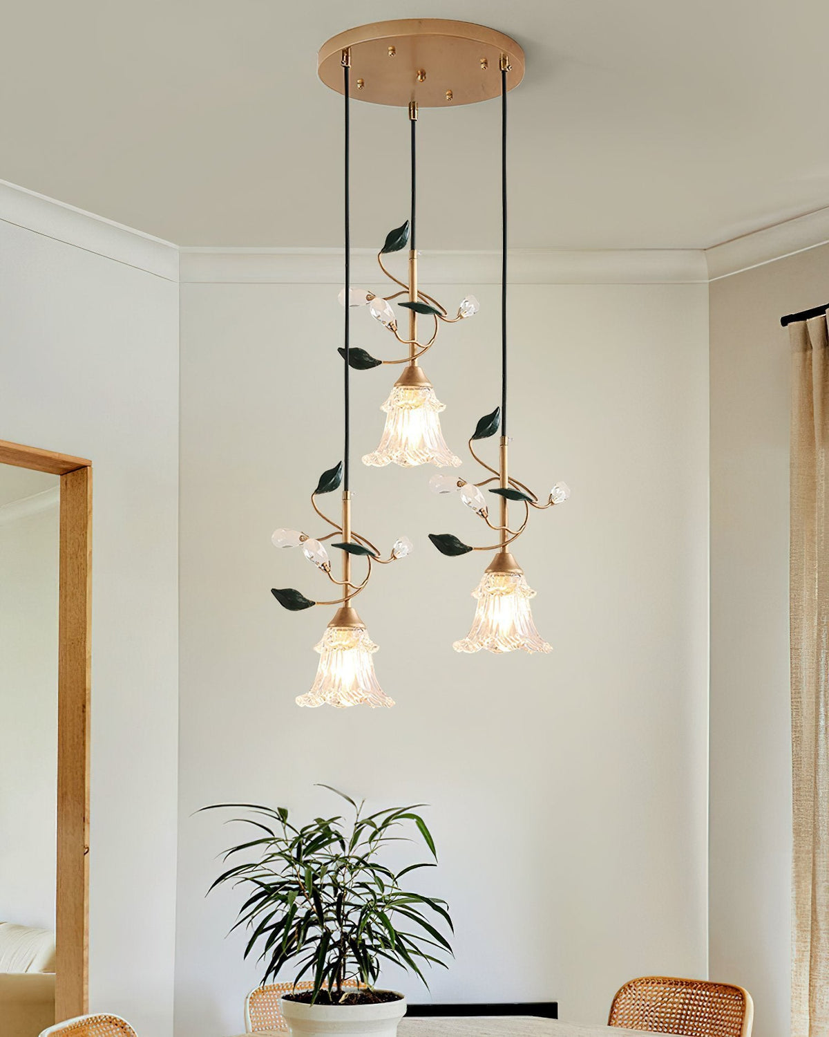Pastoral Flower Pendant Light