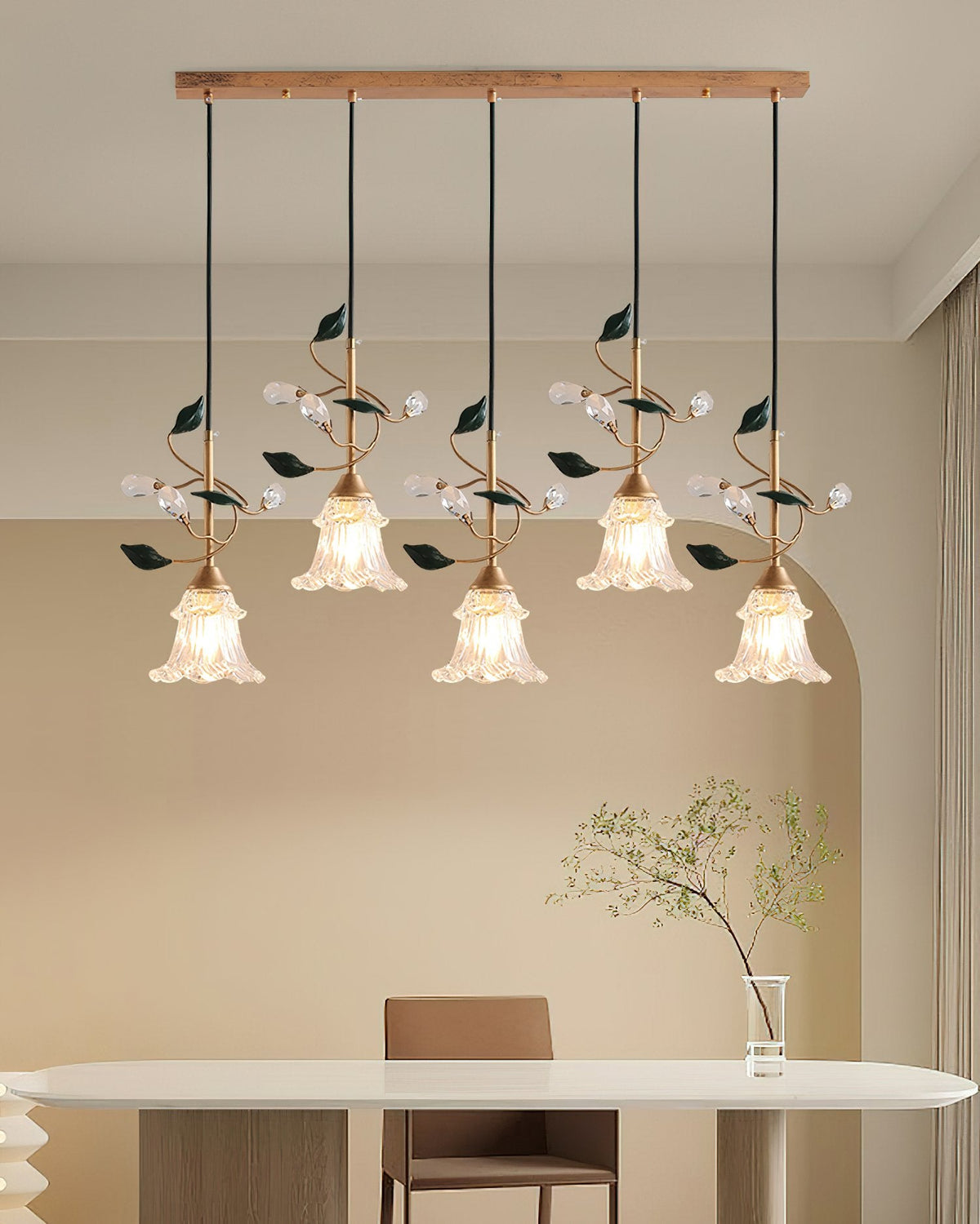 Pastoral Flower Pendant Light