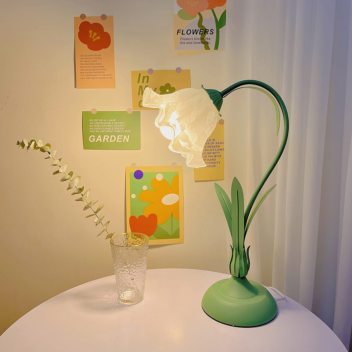 Pastoral Flower Table Lamp