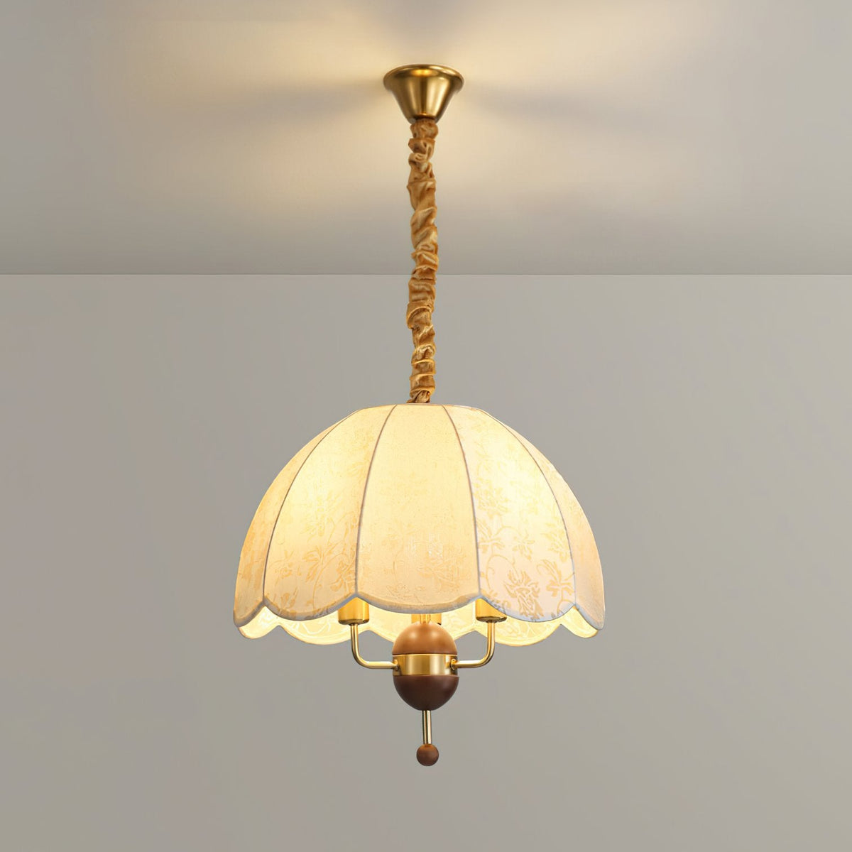 Pastoral Scallop Pendant Lamp