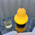 Pear Built In Battery Table Lamp