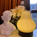 Pear Built In Battery Table Lamp