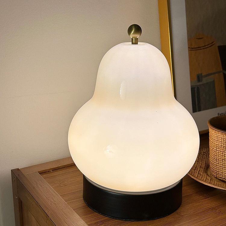 Pear Built In Battery Table Lamp
