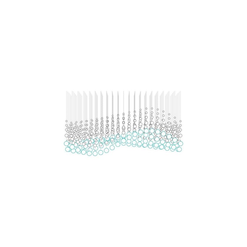 Pearl Curtain Crystal LED Chandelier – Modern Designer Hanging Light