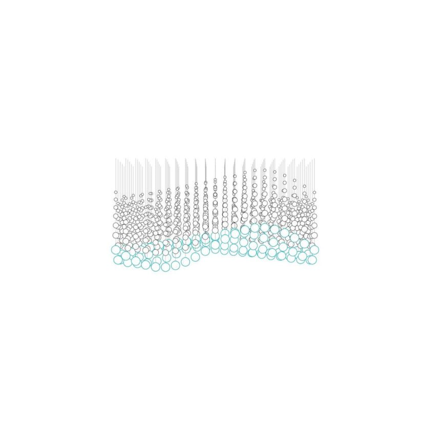Pearl Curtain Crystal LED Chandelier – Modern Designer Hanging Light