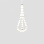 Glass Pearl Necklace Chandelier