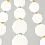 Glass Pearl Necklace Chandelier