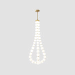 Glass Pearl Necklace Chandelier
