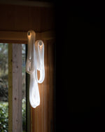 Pearlescent Glass Filament Chandelier – Modern Designer Pendant Light