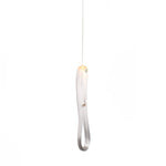Pearlescent Glass Filament Chandelier – Modern Designer Pendant Light