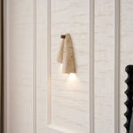 Velo Draped Stone Wall Sconce in Natural Travertine