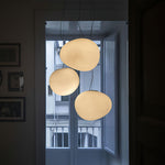 Pebble Glow LED Pendant Light – Sculptural Glass Chandelier for Dining & Living