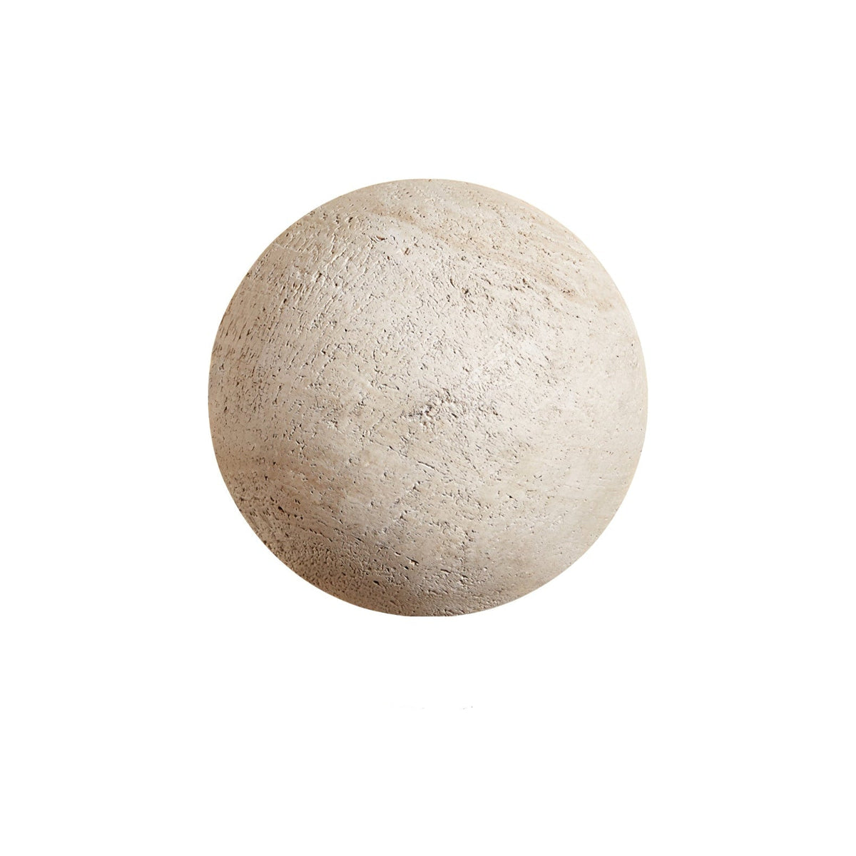 Pebble Stone Wall Sconce in Yellow Travertine | Organic Modern LED Wall Light