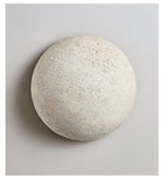Pebble Stone Wall Sconce in Yellow Travertine | Organic Modern LED Wall Light