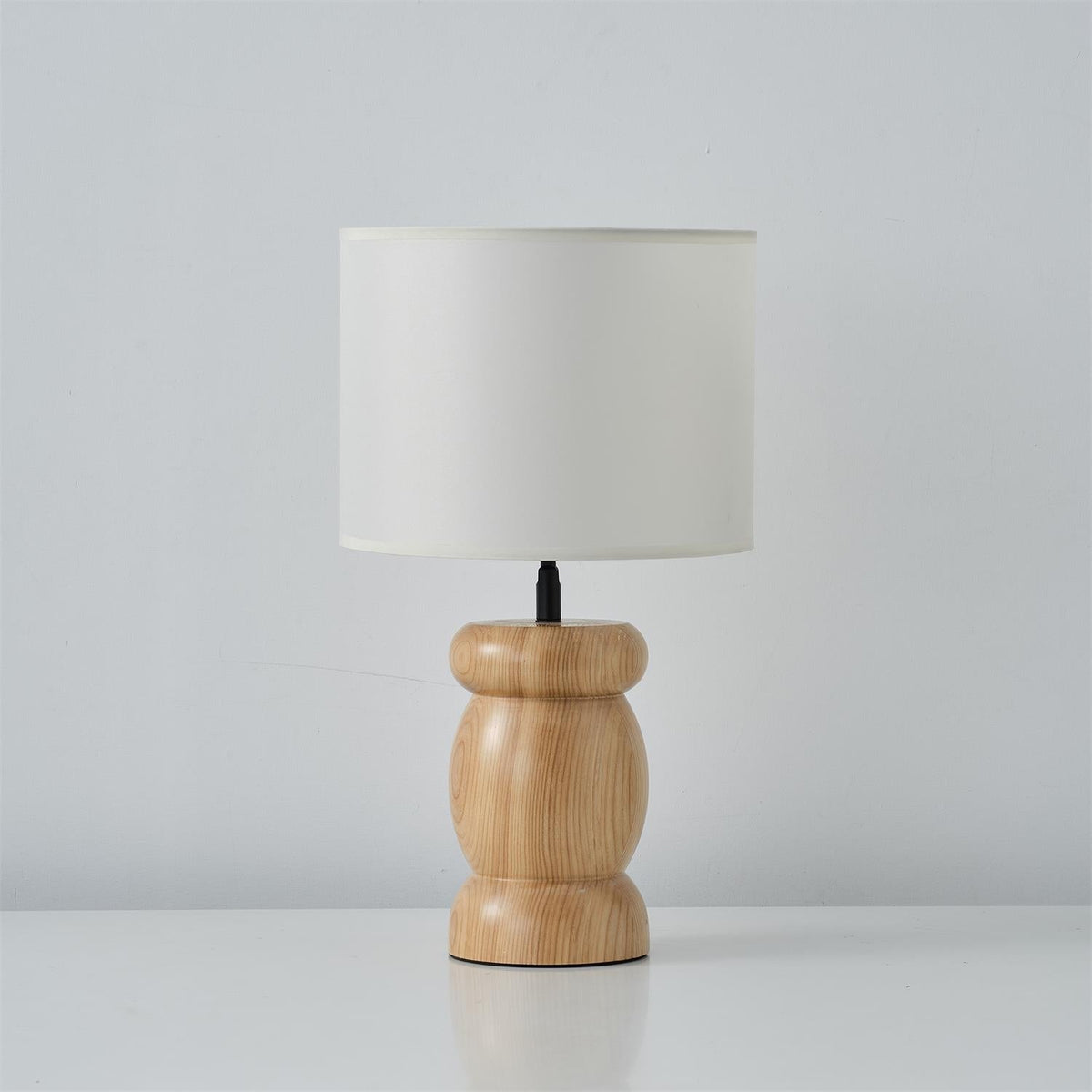 Pebble Wood Table Lamp