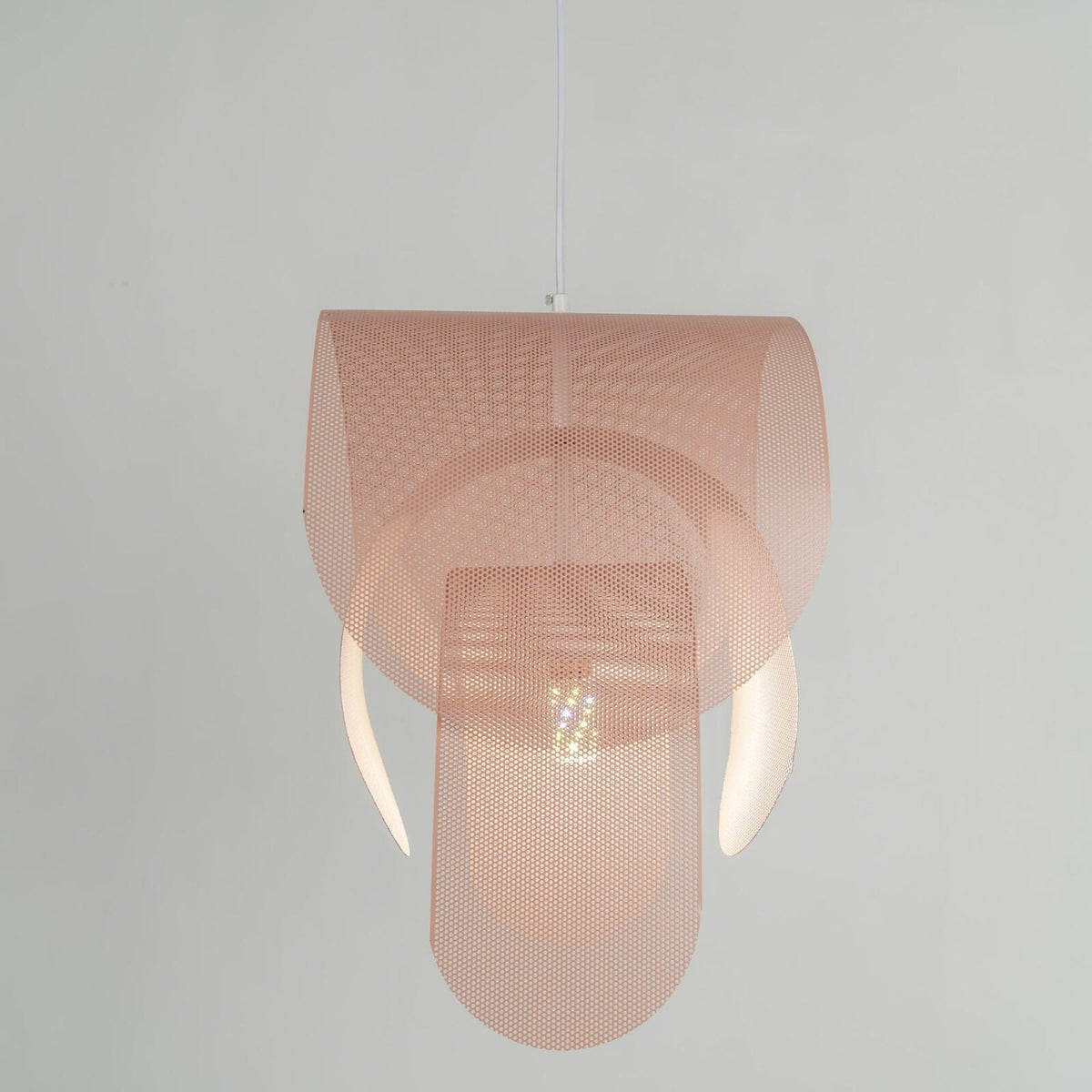 Perforated Metal Pendant Light