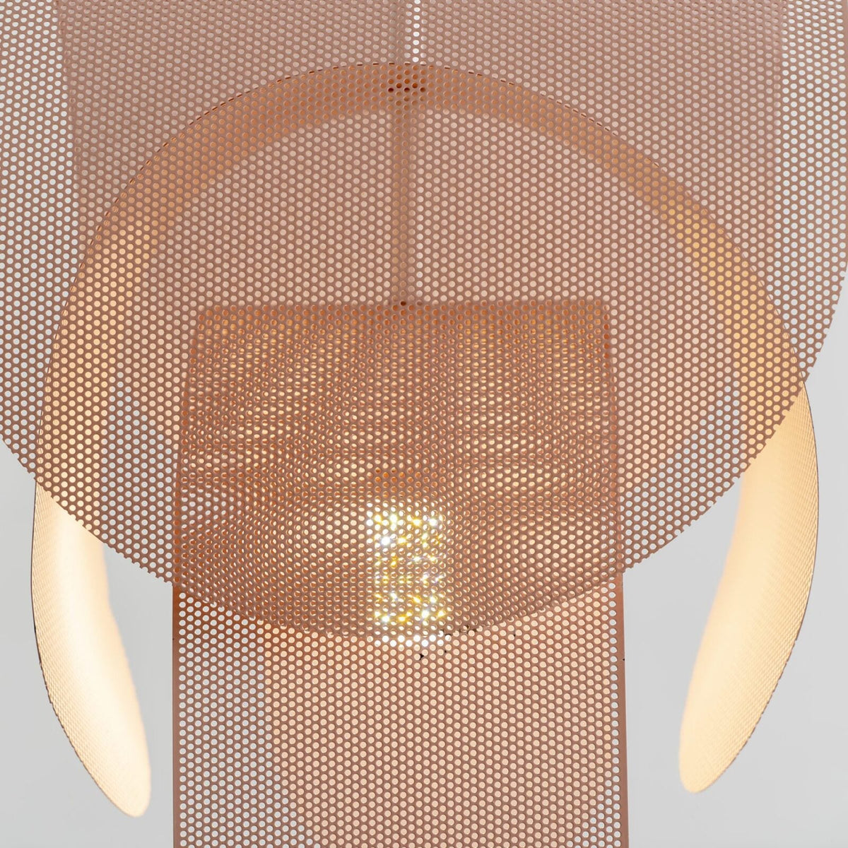 Perforated Metal Pendant Light