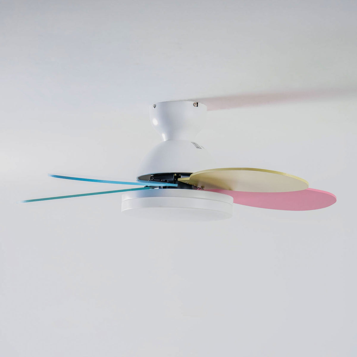 Petalo Six-Blade Wooden Ceiling Fan with Integrated LED Light