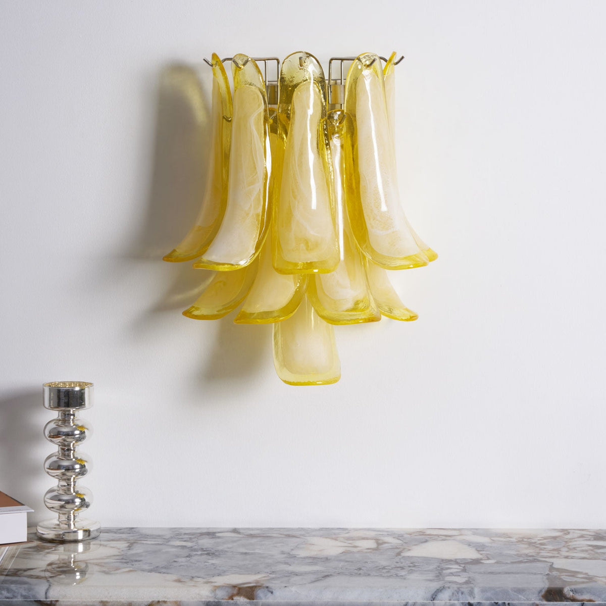 Petalo Glass Wall Light | Hand-Blown Murano-Style Sconce