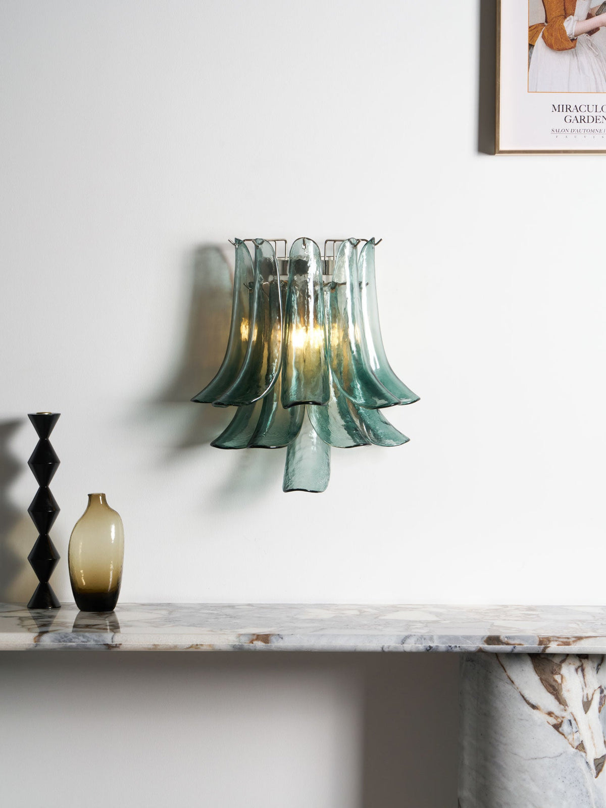 Petalo Glass Wall Light | Hand-Blown Murano-Style Sconce