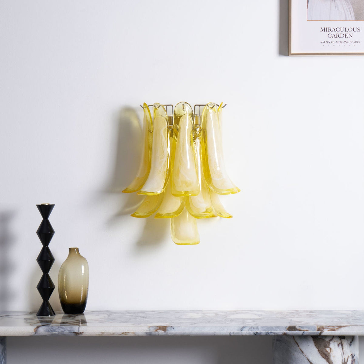 Petalo Glass Wall Light | Hand-Blown Murano-Style Sconce