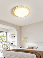 Petra Travertine LED Ceiling Light – Modern Flush Mount for Bedroom & Living Room