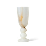 Petra Onyx Marble Pedestal Tray – Decorative Catchall Bowl