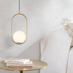 Modern Frosted Glass Ball Chandelier