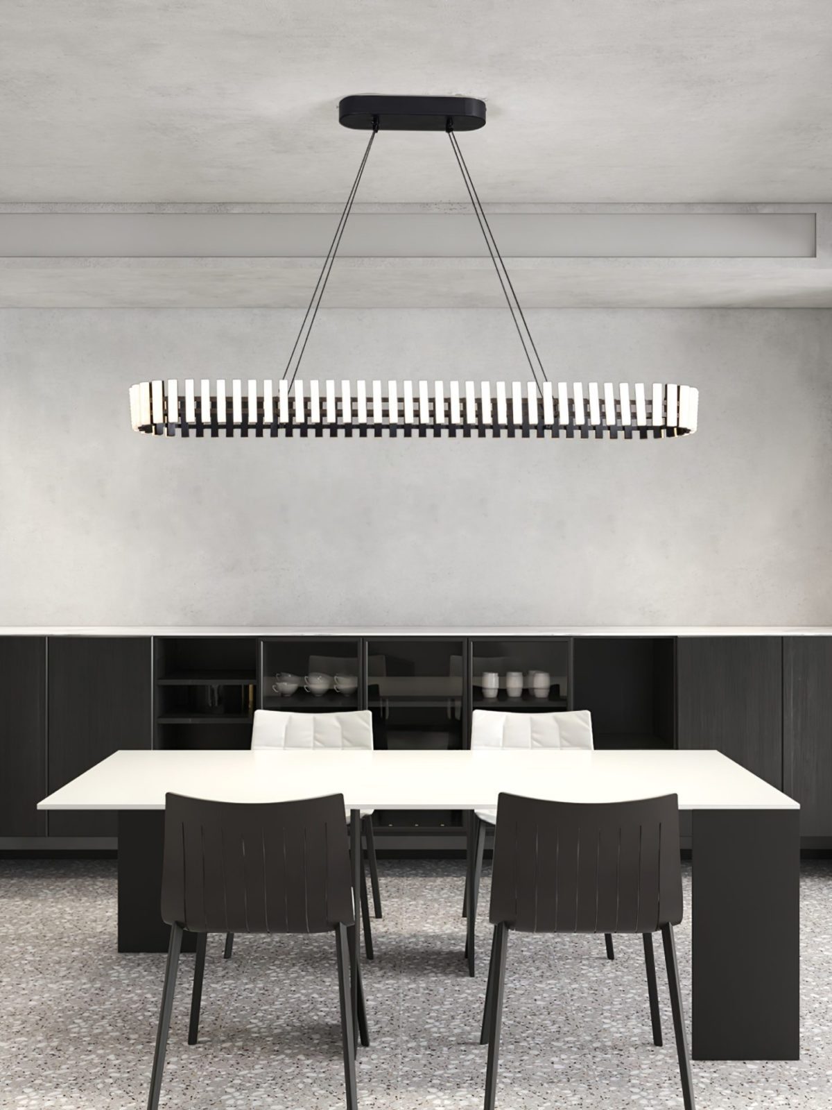 Piano Restaurant Chandelier