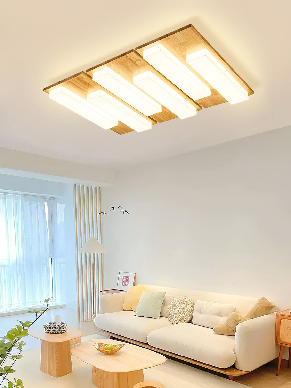 Piano Wood Art Ceiling Lamp
