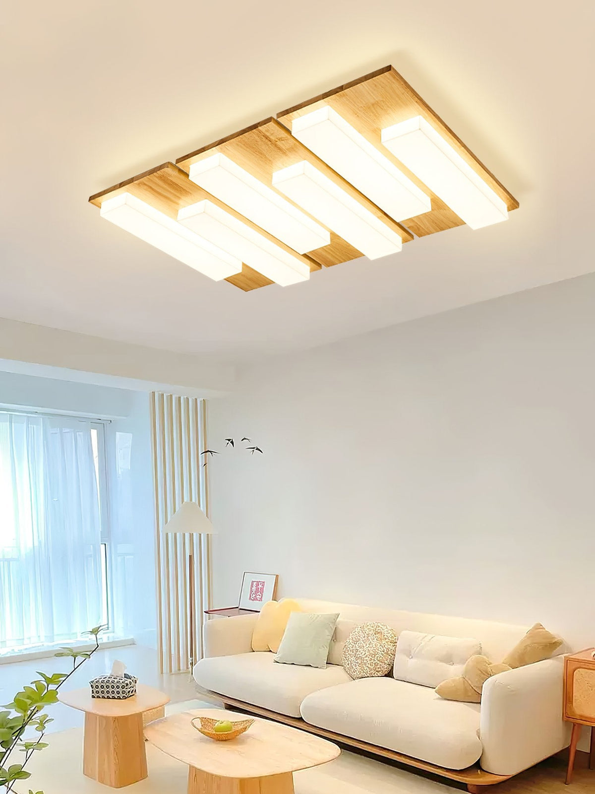 Piano Wood Art Ceiling Lamp