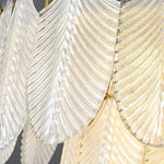 Piemonte Plug-in Wall Sconce — Textured Glass & Antique Brass