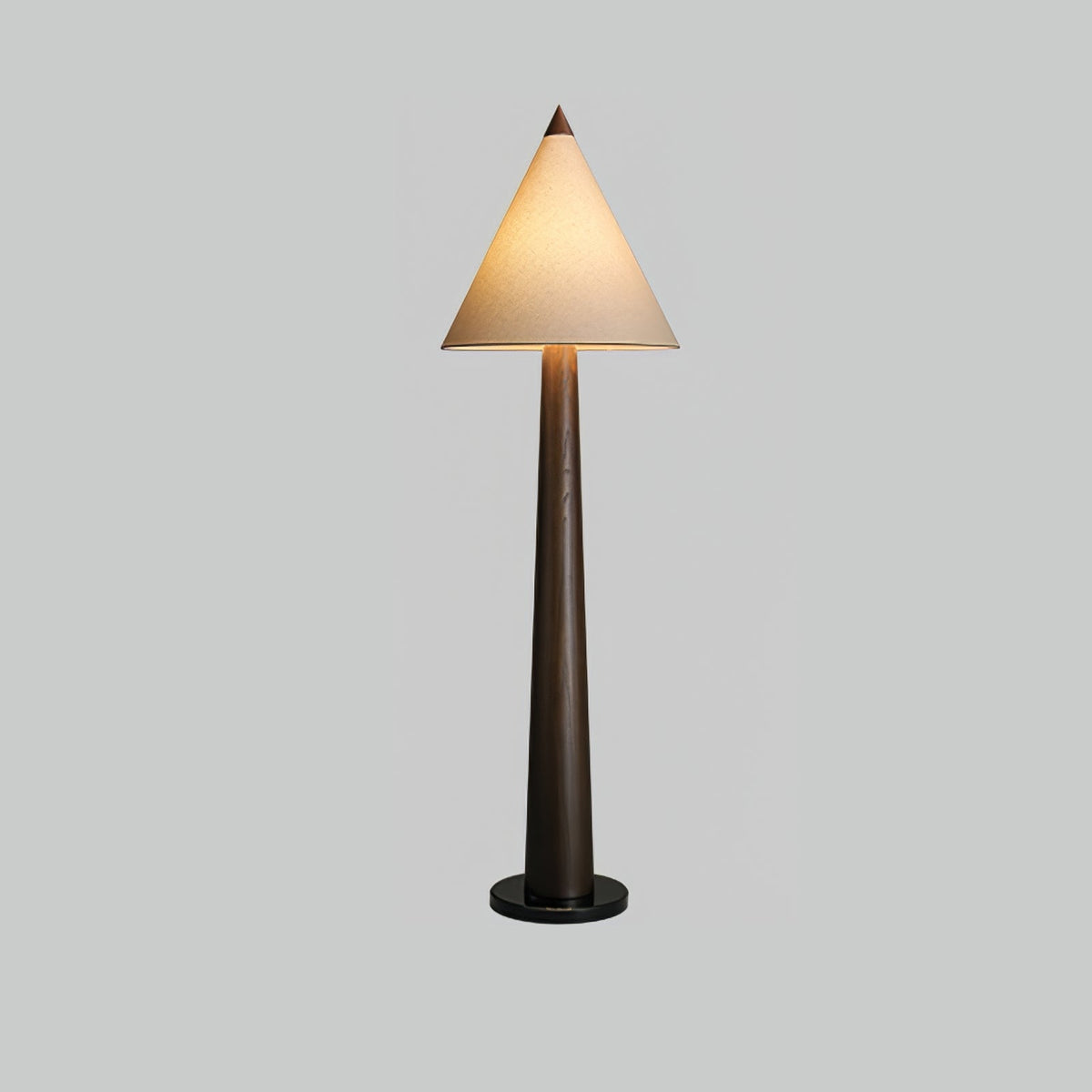 Pinecone Wooden Floor Lamp – Handcrafted Natural Illumination