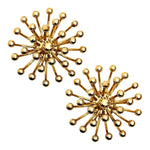 Pistillino Brass Wall Sconce – Modern Gold Orb Lighting Fixture