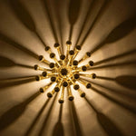 Pistillino Brass Wall Sconce – Modern Gold Orb Lighting Fixture