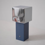 Cubic Accent Portable Table Lamp – Modern Minimalist Rechargeable LED Light
