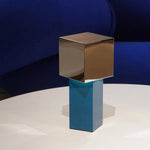 Cubic Accent Portable Table Lamp – Modern Minimalist Rechargeable LED Light