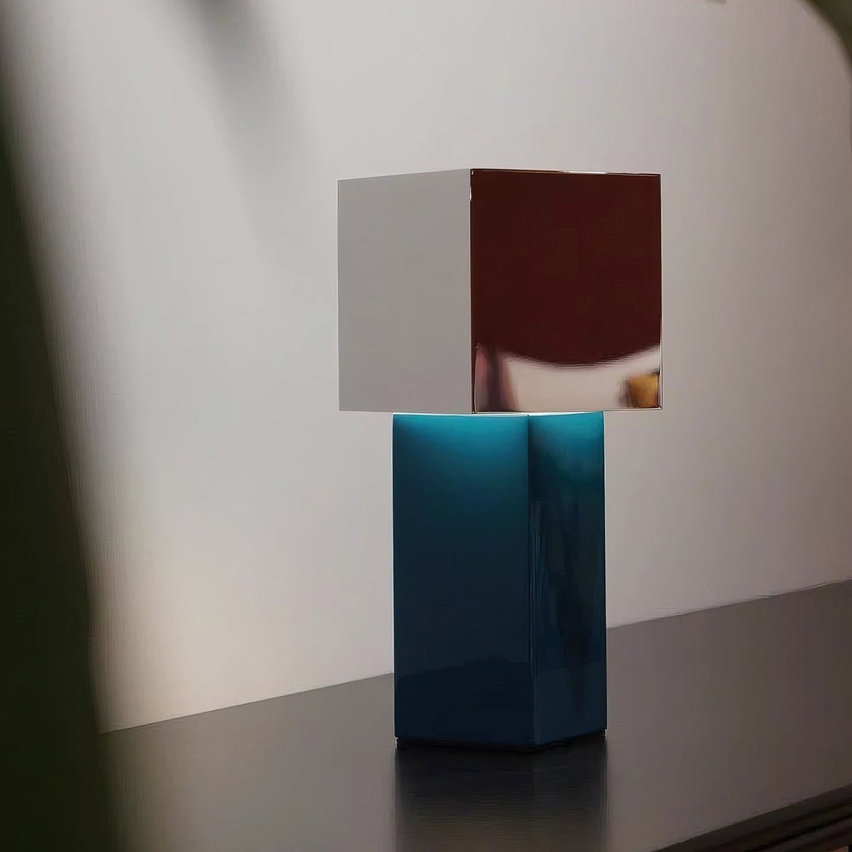 Cubic Accent Portable Table Lamp – Modern Minimalist Rechargeable LED Light