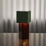 Cubic Accent Portable Table Lamp – Modern Minimalist Rechargeable LED Light